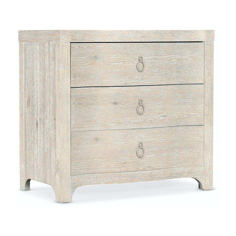 Antigua Three Drawer Nightstand-Hooker-HOOKER-6350-90116-02-Nightstandswhite-5-France and Son