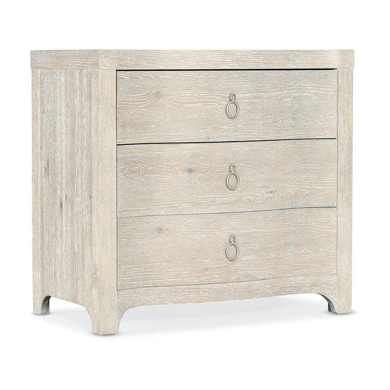 Antigua Three Drawer Nightstand-Hooker-HOOKER-6350-90116-02-Nightstandswhite-5-France and Son