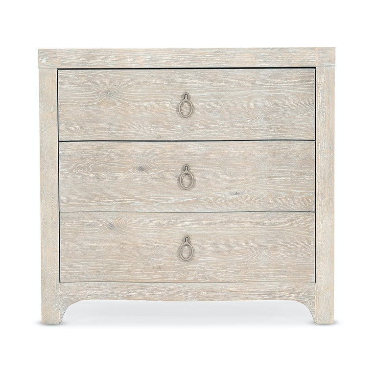 Antigua Three Drawer Nightstand-Hooker-HOOKER-6350-90116-80-Nightstandscream-7-France and Son