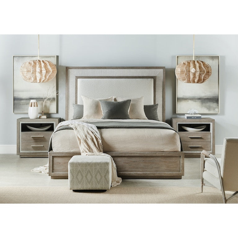 Serenity Rookery King Upholstered Panel Bed-Hooker-HOOKER-6350-90266-95-BedsKing Upholstered Panel Bed-3-France and Son