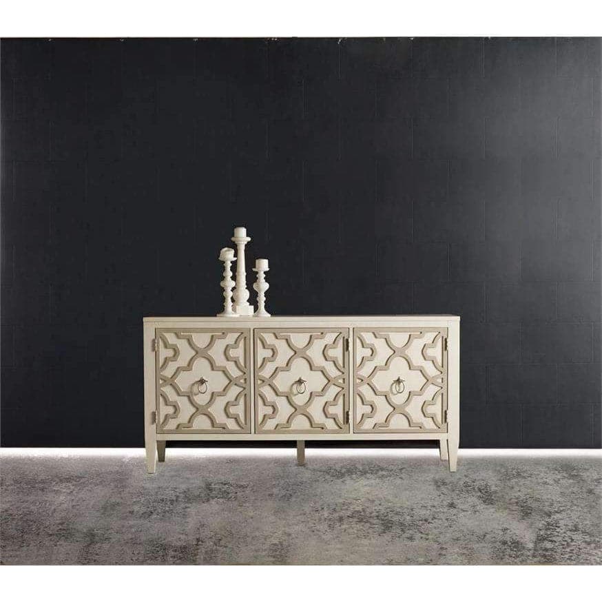 Melange Miranda Credenza - White Finish-Hooker-HOOKER-638-85189-Sideboards & Credenzas-3-France and Son