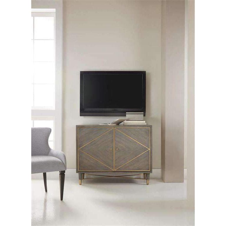 Melange Breck Chest-Hooker-HOOKER-638-85392-GRY-Sideboards & Credenzas-5-France and Son