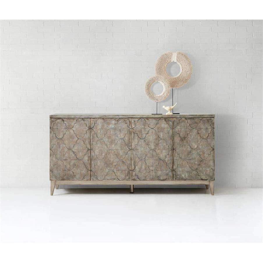 Melange Fairfax Credenza-Hooker-HOOKER-638-85398-MWD-Sideboards & Credenzas-2-France and Son