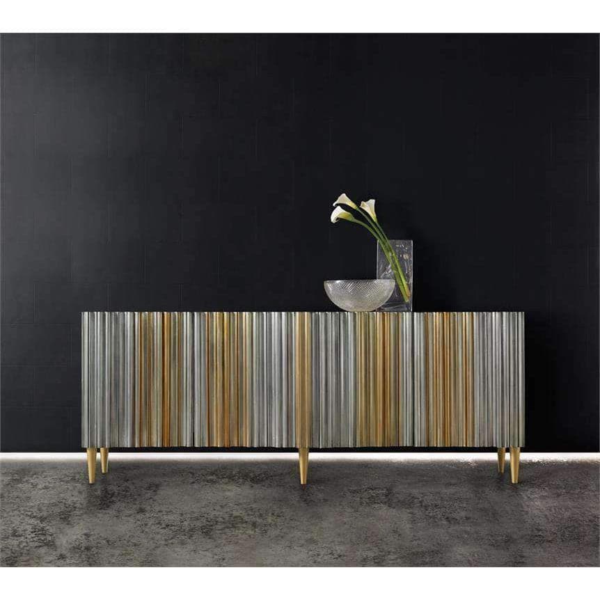 Melange Apollo Credenza-Hooker-HOOKER-638-85435-MTL-Sideboards & Credenzas-4-France and Son