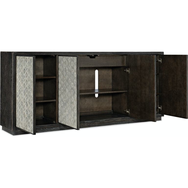 Greystone Four-Door Credenza-Hooker-HOOKER-638-85514-00-Sideboards & Credenzas-3-France and Son