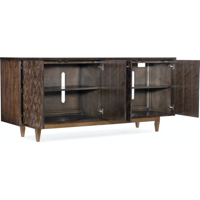 Alpine Four-Door Credenza-Hooker-HOOKER-638-85520-85-Sideboards & Credenzas-3-France and Son