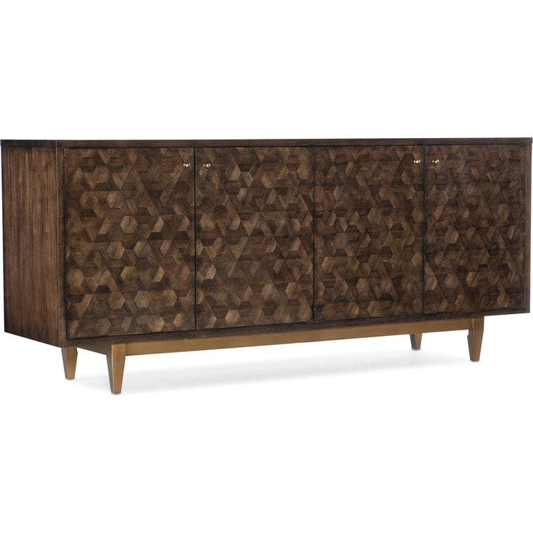 Alpine Four-Door Credenza-Hooker-HOOKER-638-85520-85-Sideboards & Credenzas-1-France and Son