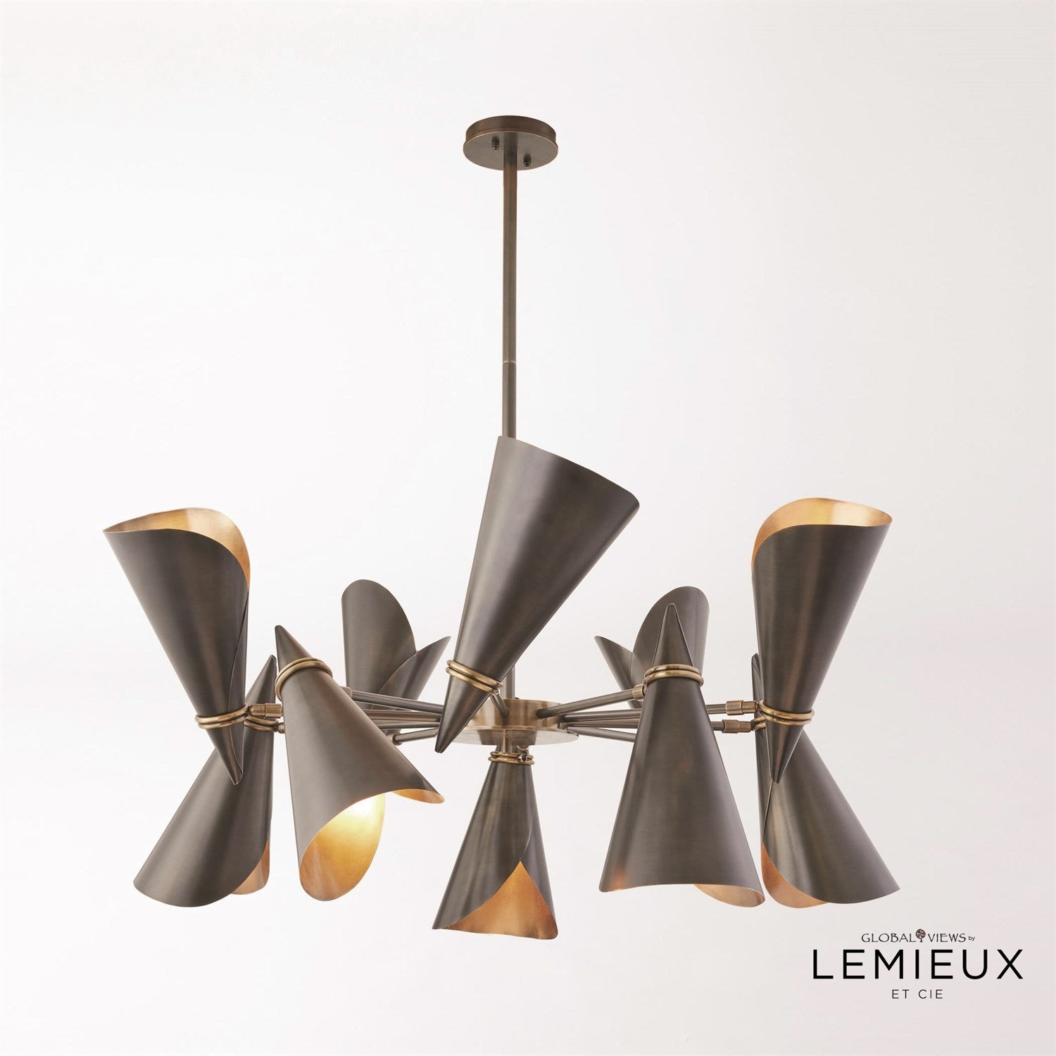 Meudon Multi - Arm Chandelier-Global Views-GVSA-CLL9.90010-Chandeliers-3-France and Son