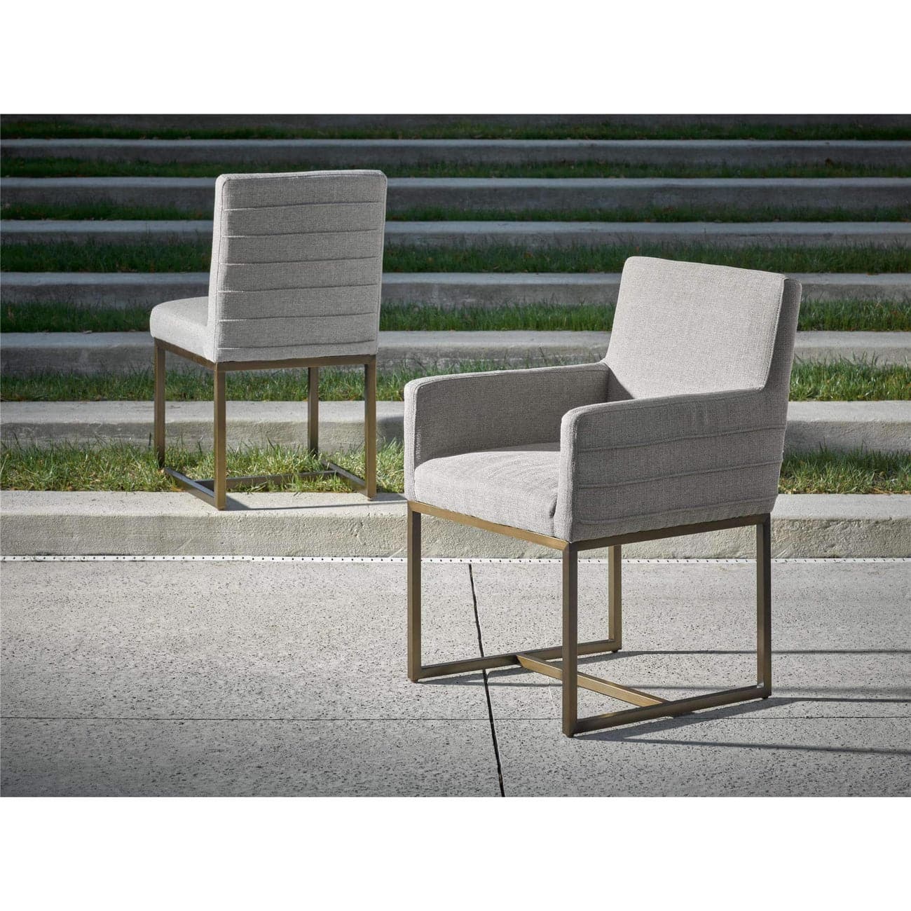 Modern Cooper Arm Chair-Universal Furniture-UNIV-643733-Dining Chairs-2-France and Son