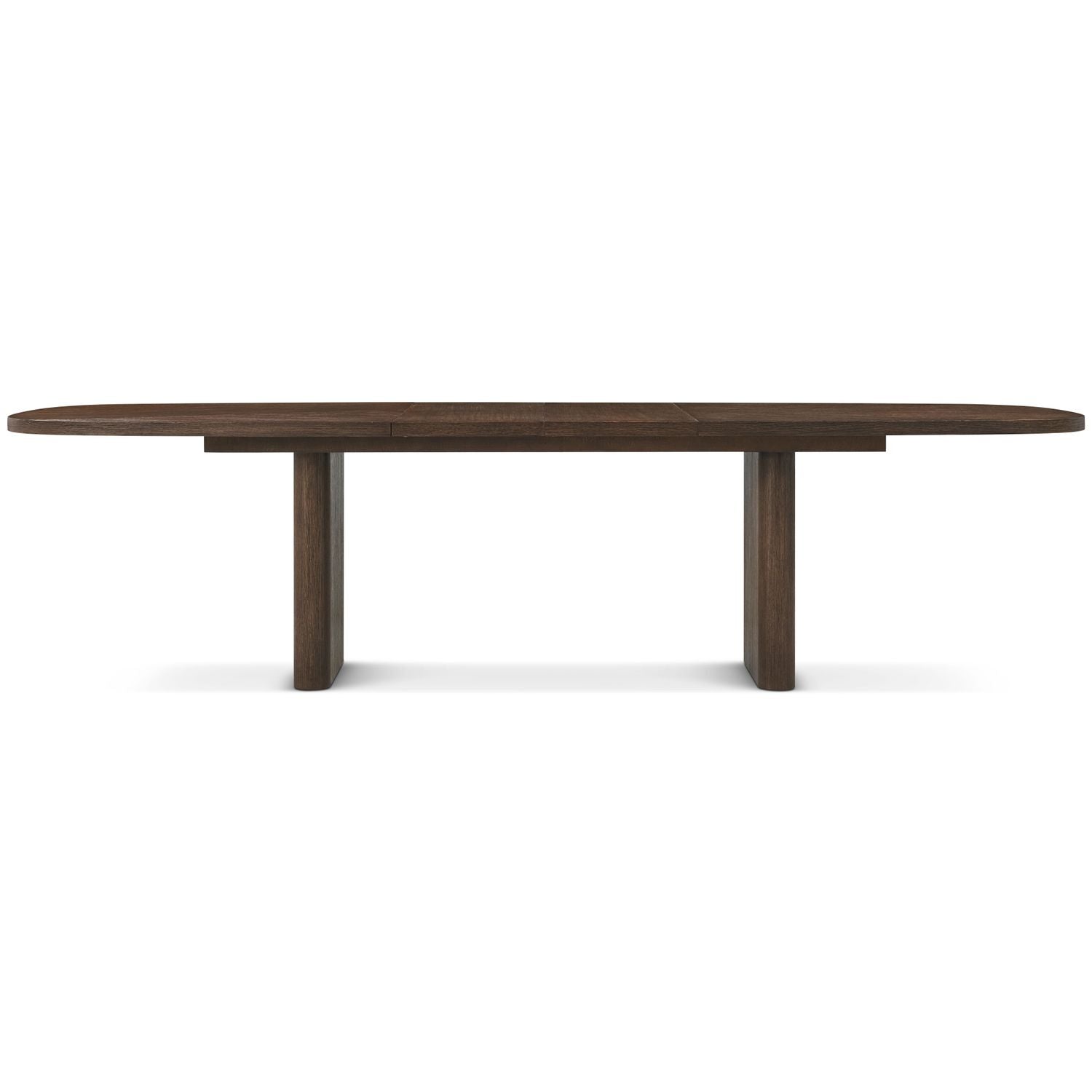 Paris Oval Extension Dining Table - Brown