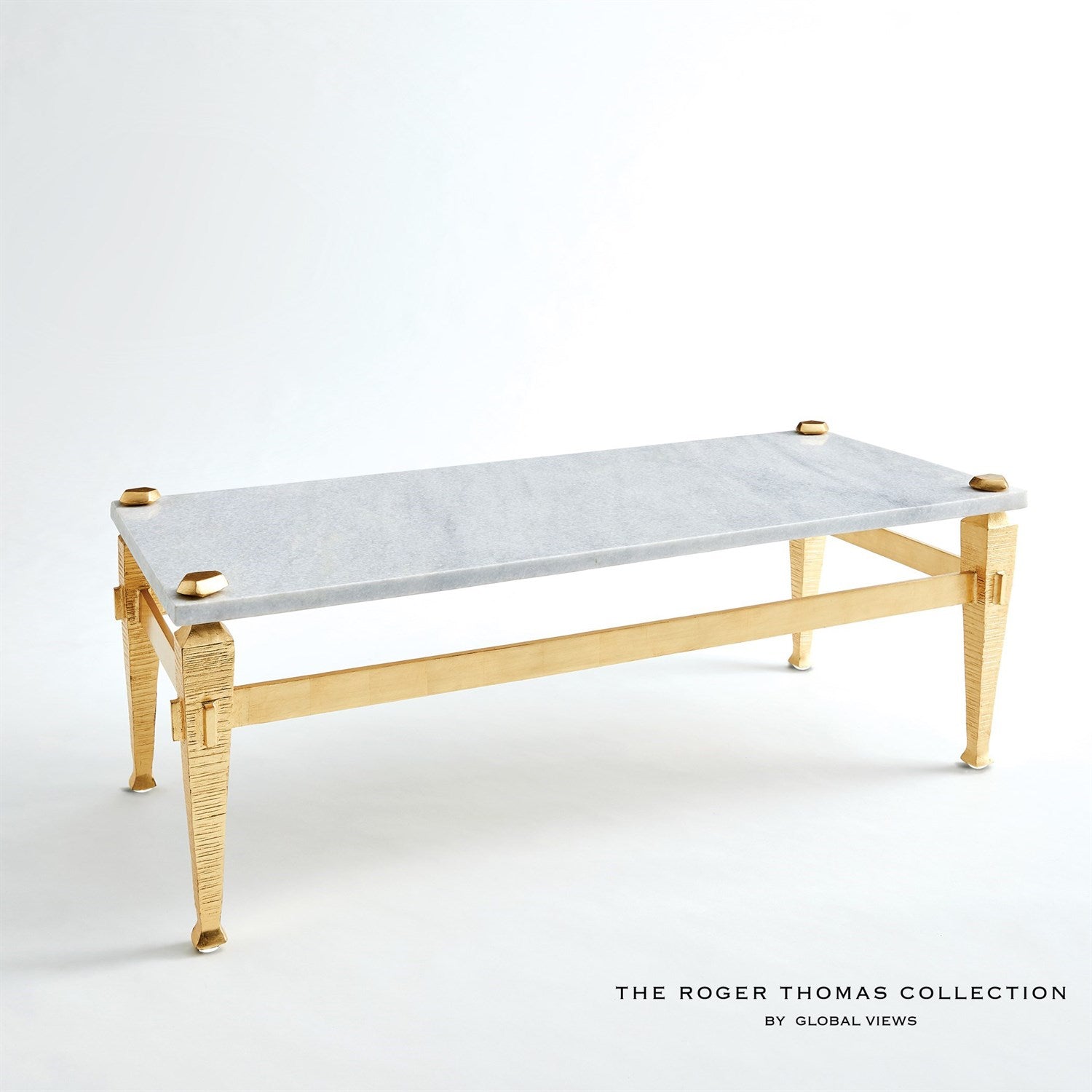 Roman Coffee Table-Global Views-GVSA-RT9.90014-Coffee TablesGold Leaf-4-France and Son