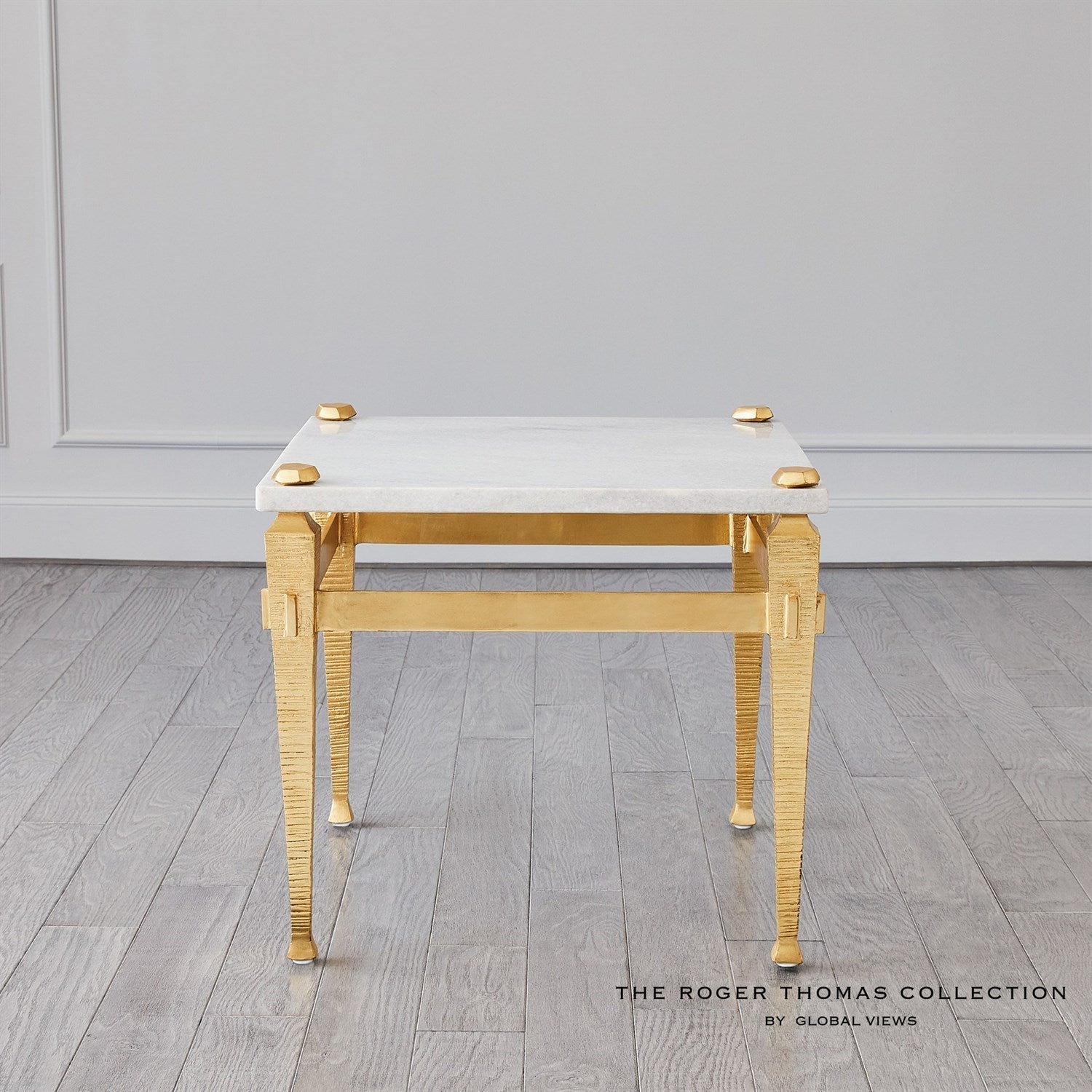 Roman End Table-Global Views-GVSA-RT9.90019-Side TablesNickel-5-France and Son