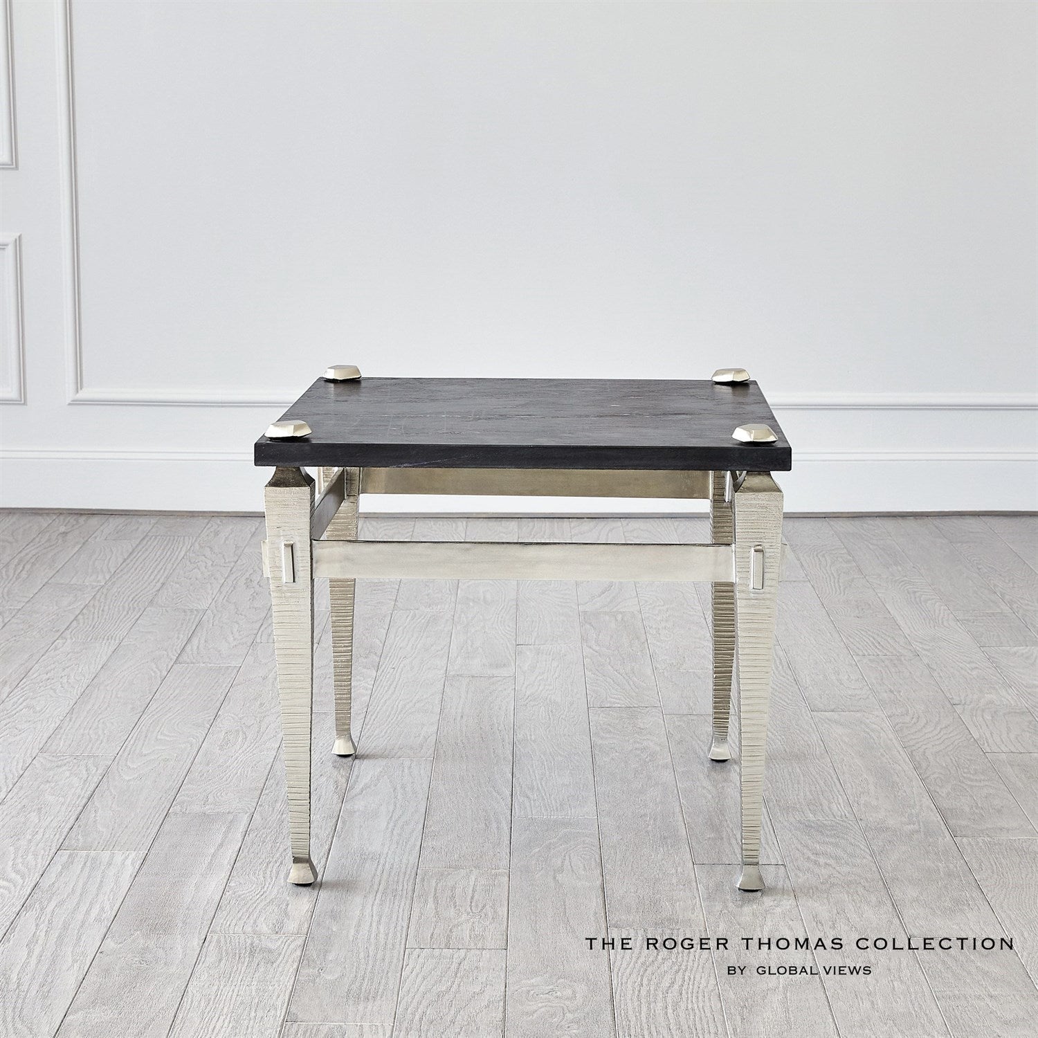 Roman End Table-Global Views-GVSA-RT9.90019-Side TablesNickel-3-France and Son