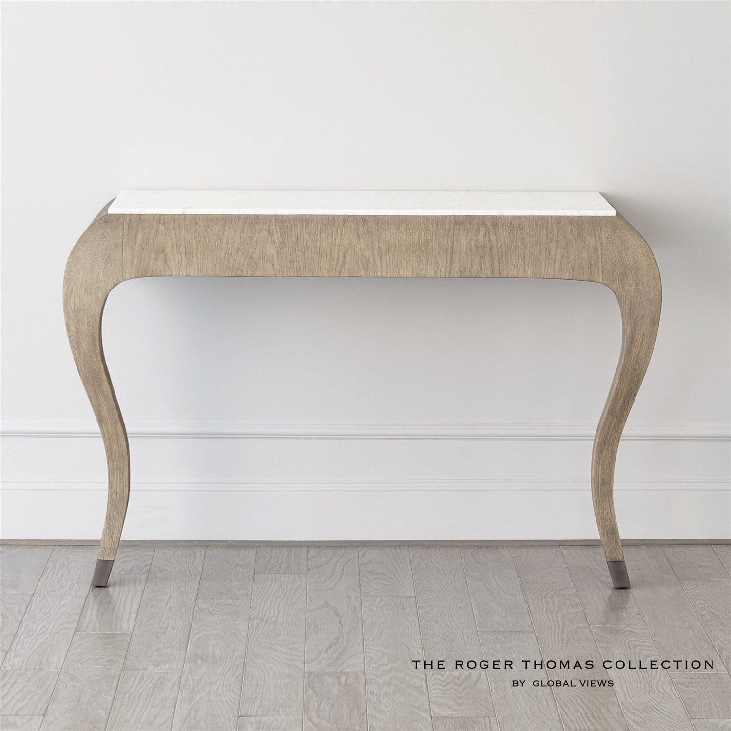 Paris Wall Console-Global Views-GVSA-RT2005-Console TablesGrey Sandblasted Oak-1-France and Son