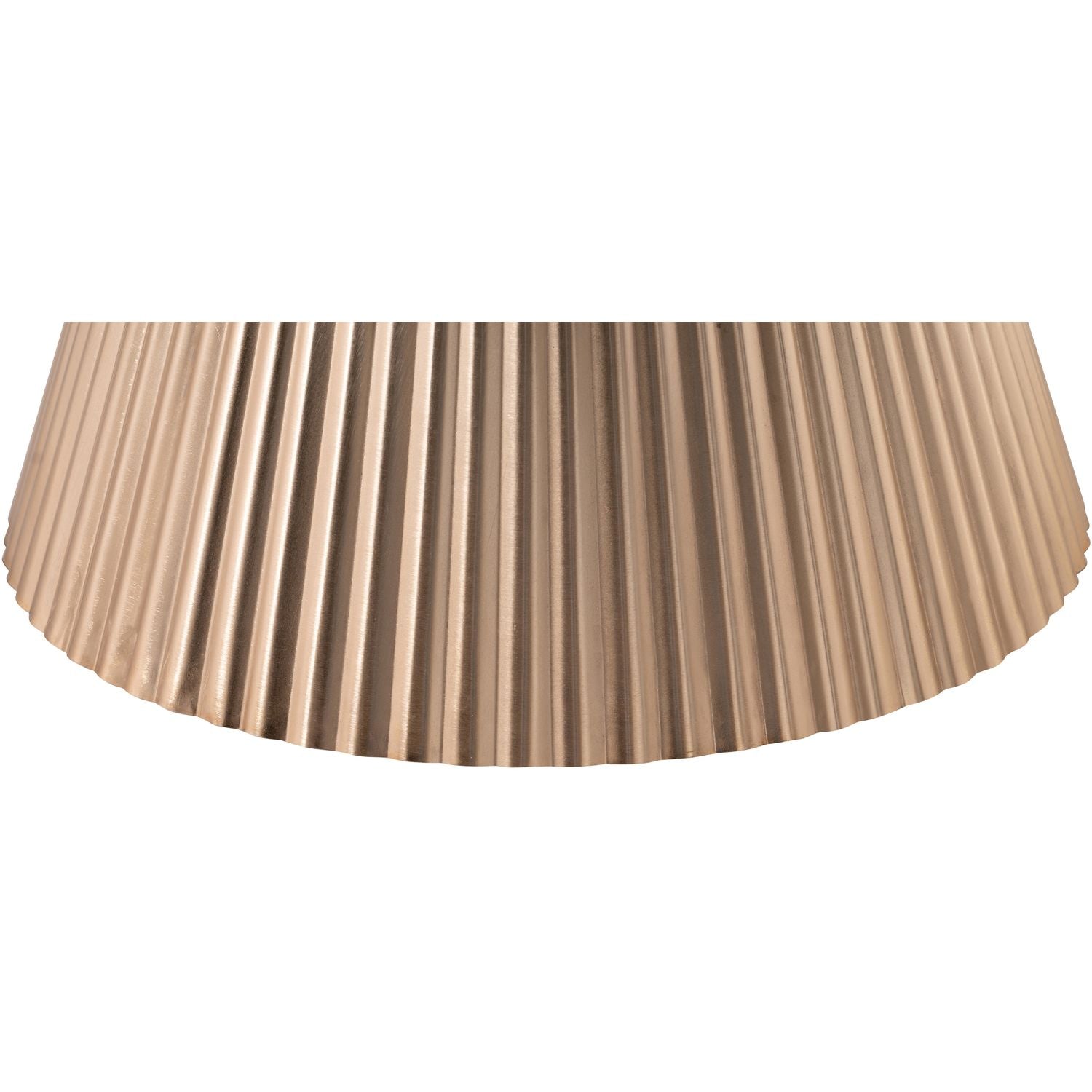 Cindra Genuine Marble Top And Iron Base Coffee Table — White / Brushed Brass
