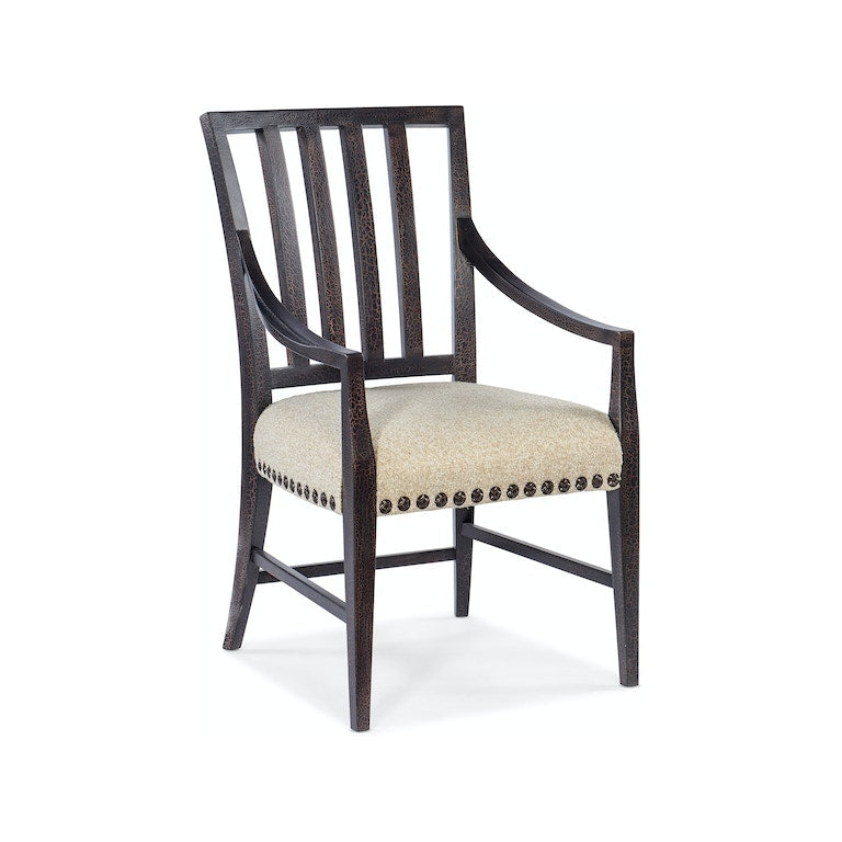 Big Sky Arm Chair - 2 per carton/price ea-Hooker-HOOKER-6700-75400-98-Dining ChairsCharred Timber-3-France and Son