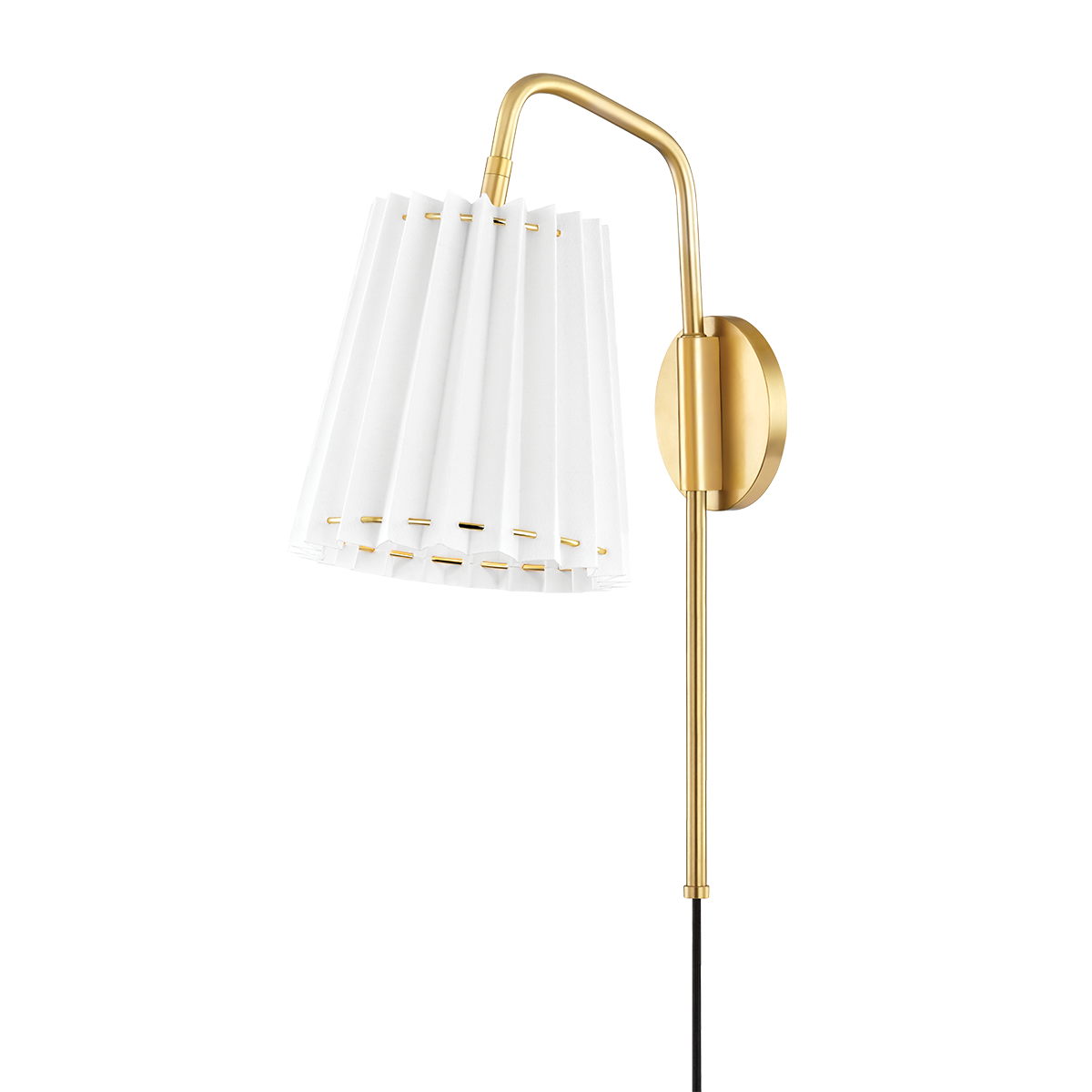 Demi 1 Light Portable Wall Scone-Mitzi-HVL-HL476101-AGB-Wall LightingAged Brass-1-France and Son