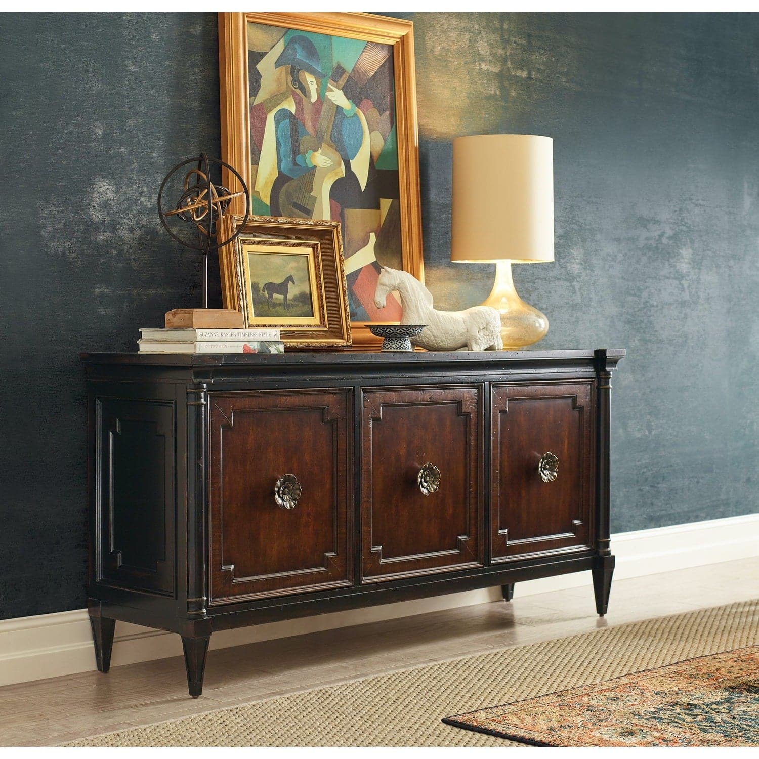 Charleston Entertainment Console-Hooker-HOOKER-6750-55472-00-Sideboards & Credenzas-2-France and Son