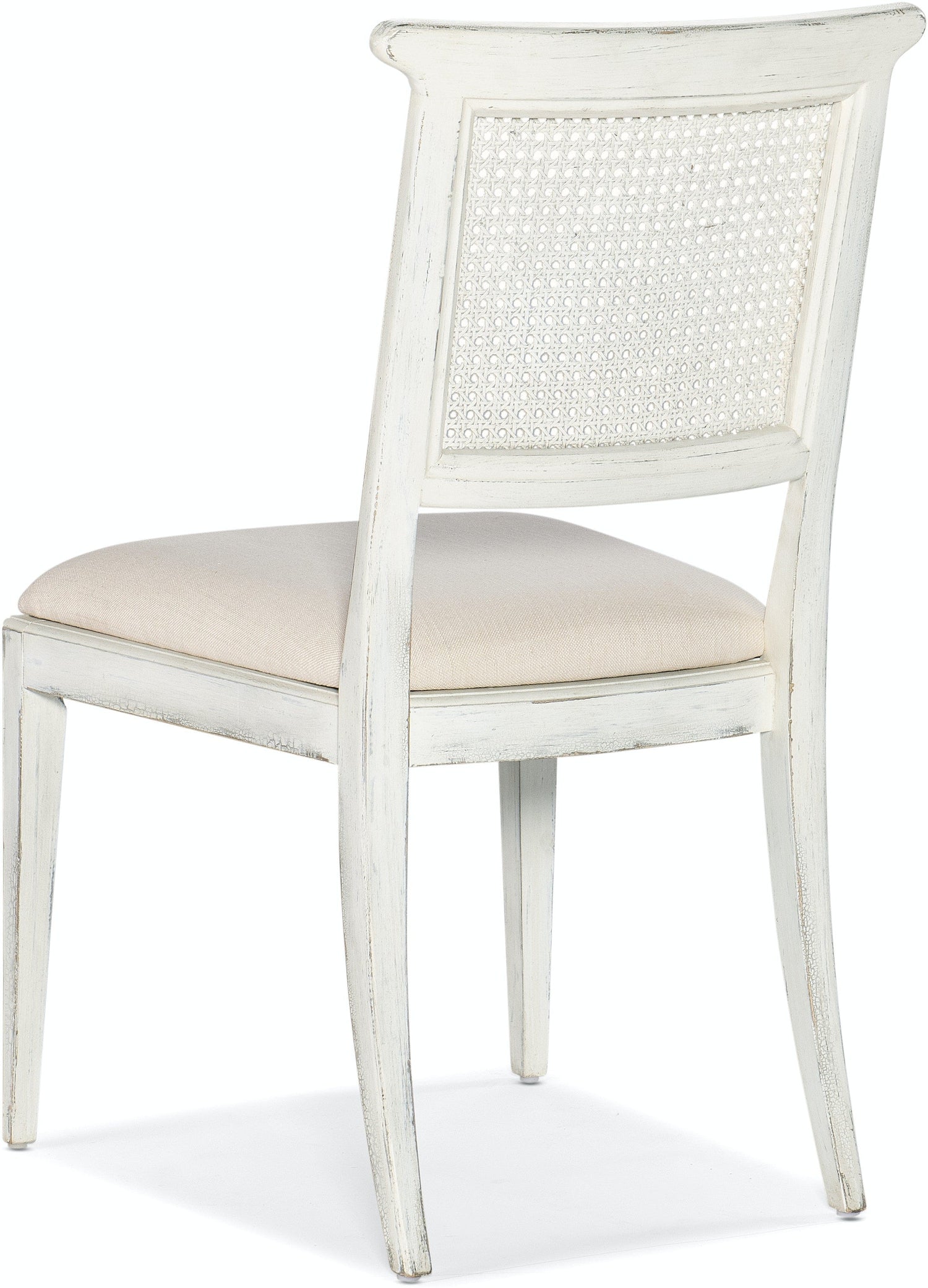 Charleston Upholstered Seat Side Chair-2 per carton/price ea-Hooker-HOOKER-6750-75410-05-Dining ChairsMagnolia White-2-France and Son