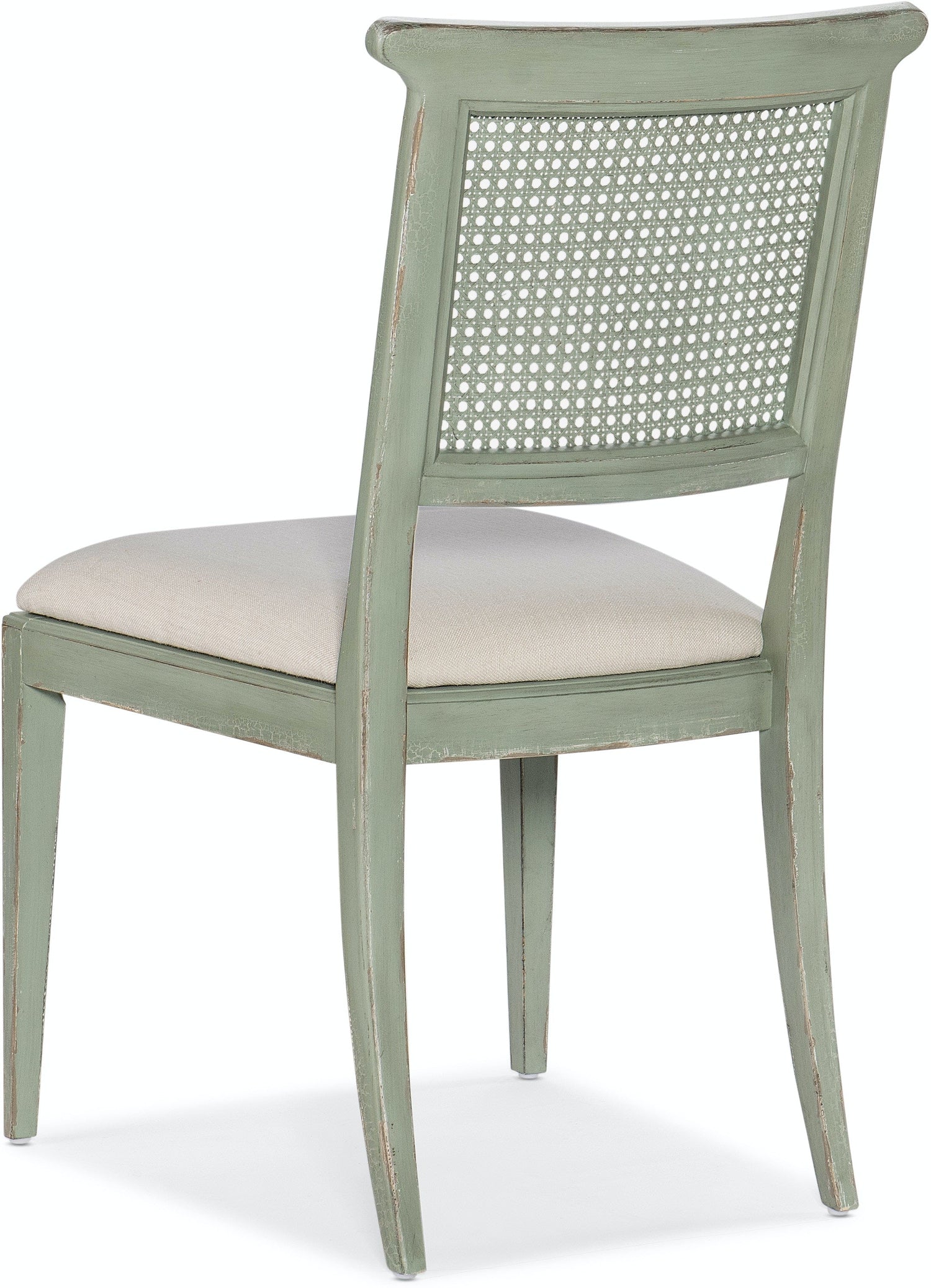 Charleston Upholstered Seat Side Chair-2 per carton/price ea-Hooker-HOOKER-6750-75410-05-Dining ChairsMagnolia White-4-France and Son