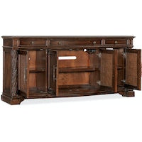 Charleston Four Door - Three Drawer Buffet-Hooker-HOOKER-6750-75903-85-Sideboards & Credenzas-2-France and Son