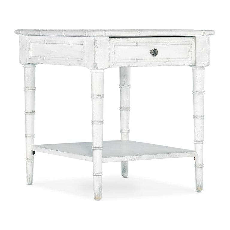 Charleston End Table-Hooker-HOOKER-6750-80315-06-Side TablesWhite-1-France and Son