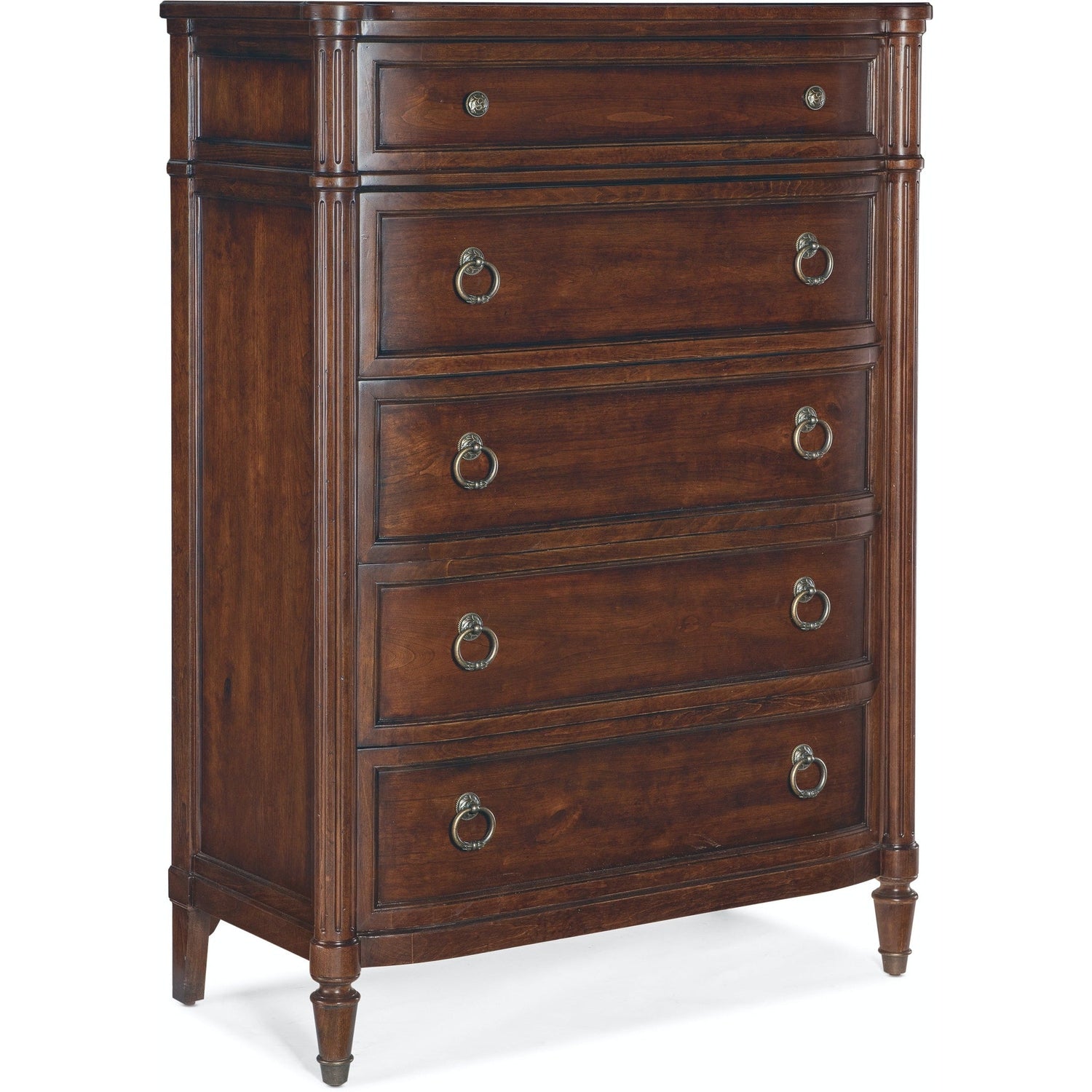 Charleston Five-Drawer Chest-Hooker-HOOKER-6750-90010-85-DressersMaraschino Cherry-1-France and Son