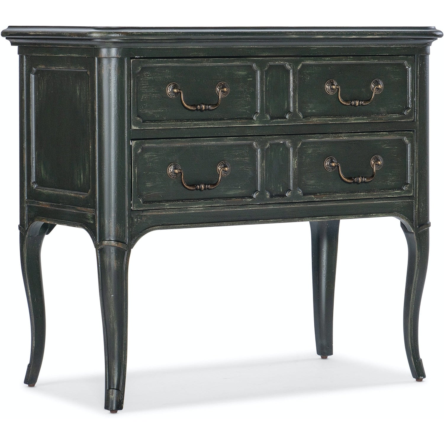 Charleston Two-Drawer Nightstand-Hooker-HOOKER-6750-90215-33-NightstandsCharleston Green-1-France and Son