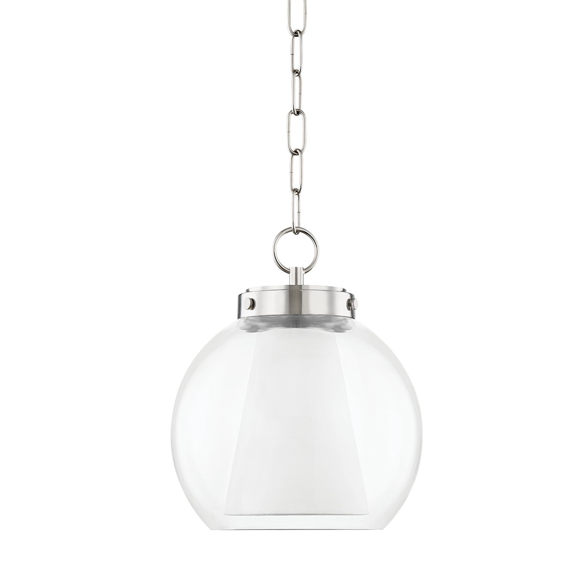 Sasha 1 Light Small Pendant-Mitzi-HVL-H457701S-PN-PendantsPolished Nickel-3-France and Son