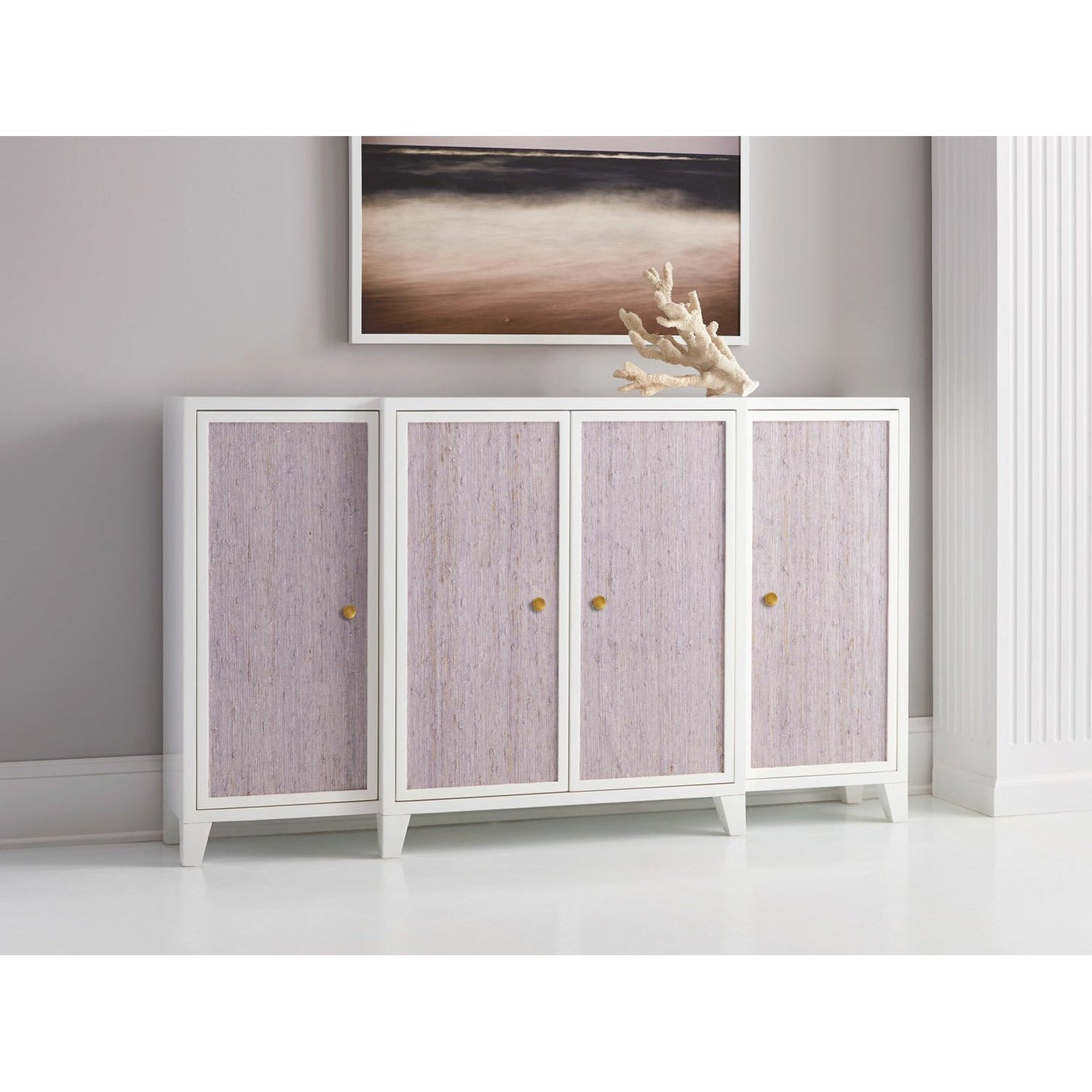 Costa Breakfront Cabinet-Somerset Bay Home-SBH-SBT416-Bookcases & Cabinets-1-France and Son