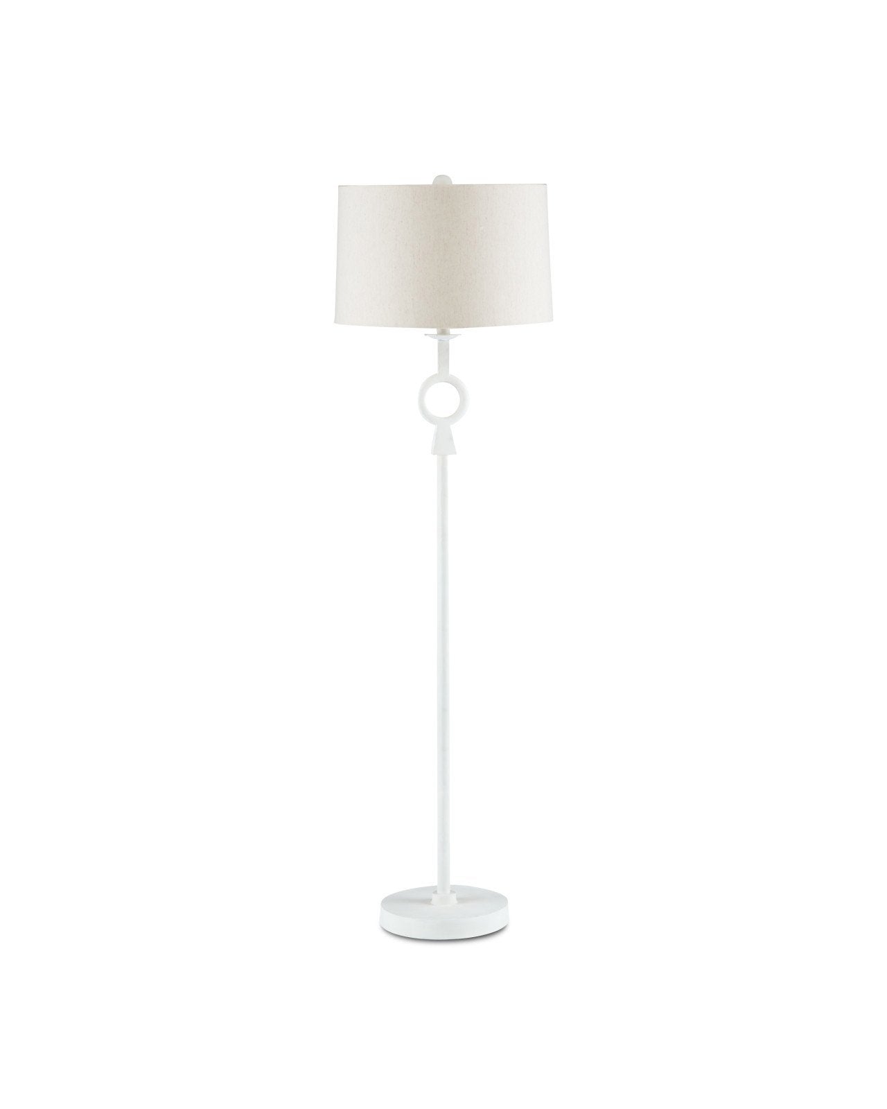 Germaine White Floor Lamp