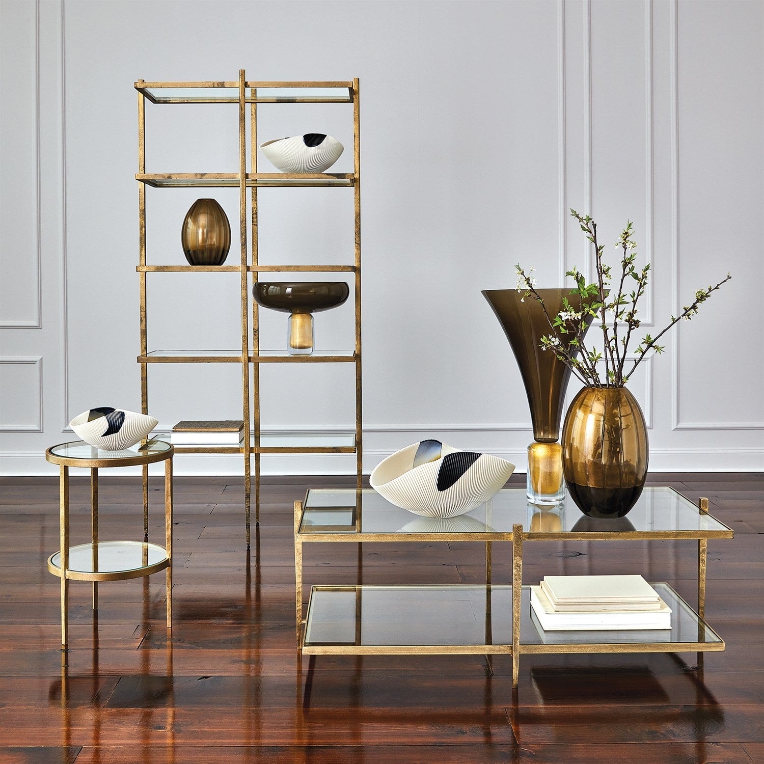 Laforge Etagere-Global Views-GVSA-7.91029-Bookcases & CabinetsNatural Iron-2-France and Son