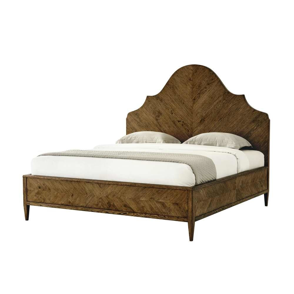 Nova Queen Bed-Theodore Alexander-THEO-TAS82023.C254-BedsDark Brown-2-France and Son