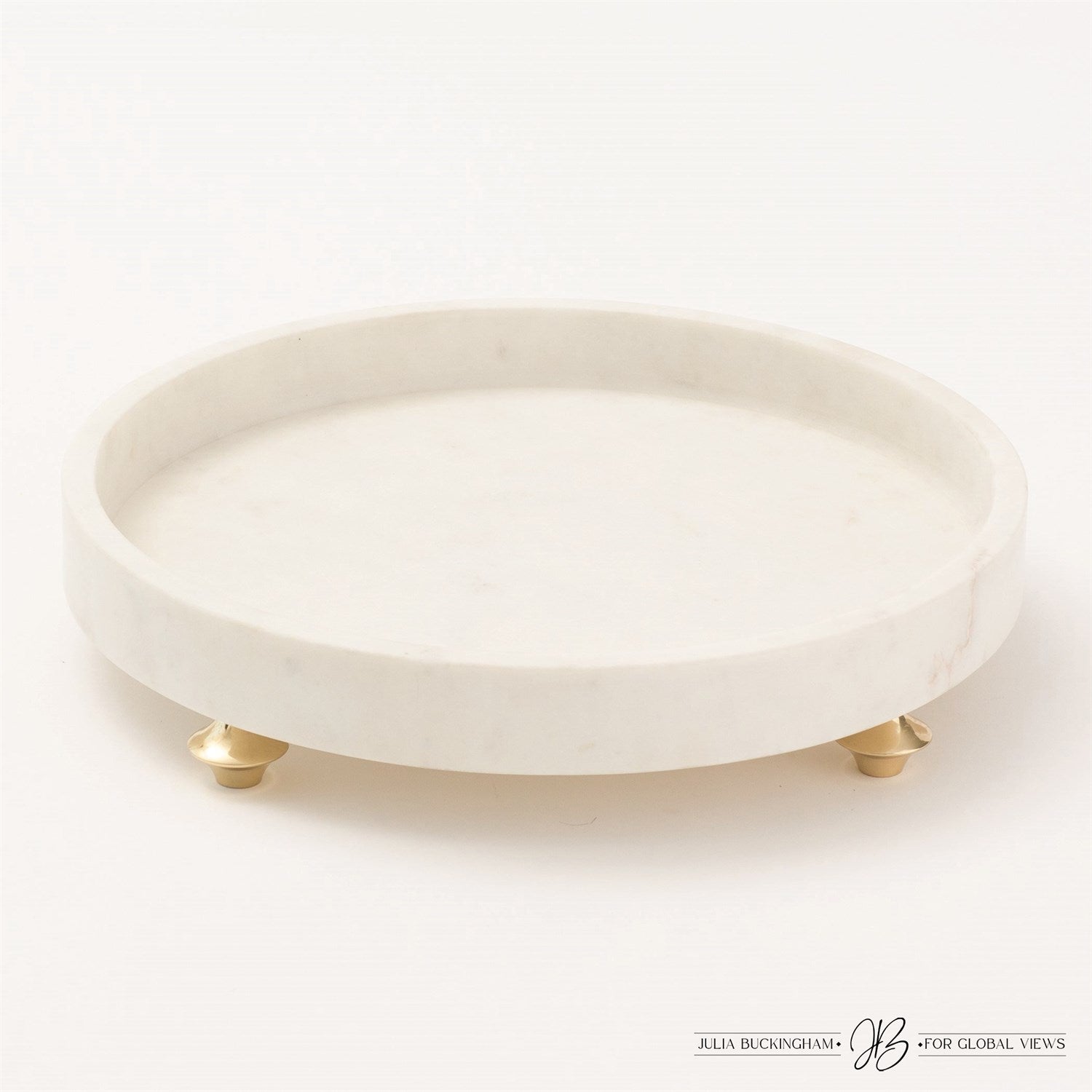 Quintessential Tray-Global Views-GVSA-JB9.90079-TraysCircle-White-3-France and Son