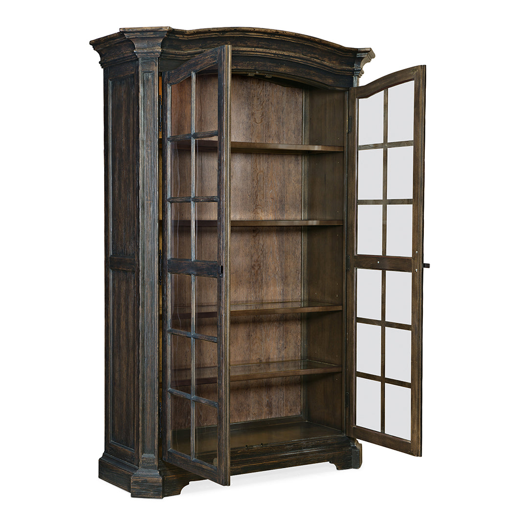 La Grange Mullins Prairie Display Cabinet-Hooker-HOOKER-6960-75906-89-Bookcases & Cabinets-5-France and Son
