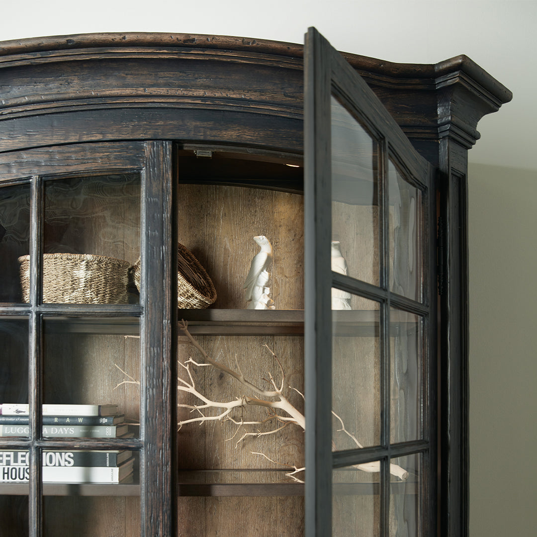 La Grange Mullins Prairie Display Cabinet-Hooker-HOOKER-6960-75906-89-Bookcases & Cabinets-3-France and Son