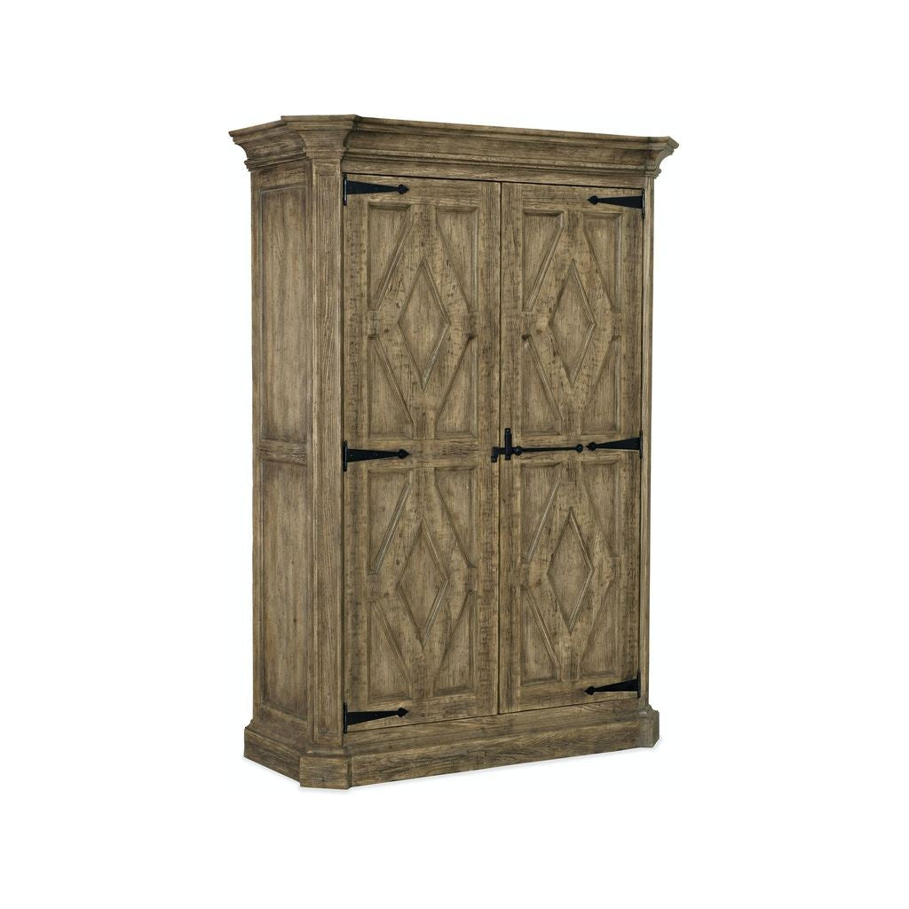 La Grange Mt. Maria Wardrobe-Hooker-HOOKER-6960-90013-81-Bookcases & Cabinets-1-France and Son