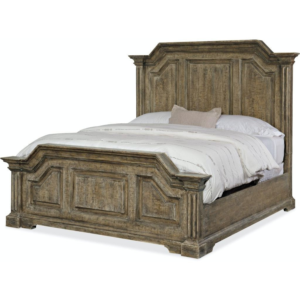 La Grange Bradshaw Queen Panel Bed-Hooker-HOOKER-6960-90250-80-Beds-1-France and Son
