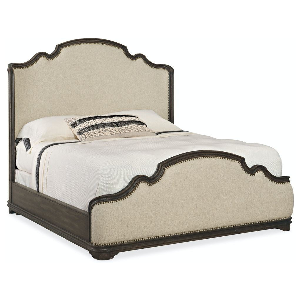 La Grange Fayette King Upholstered Bed-Hooker-HOOKER-6960-90866-89-Beds-1-France and Son