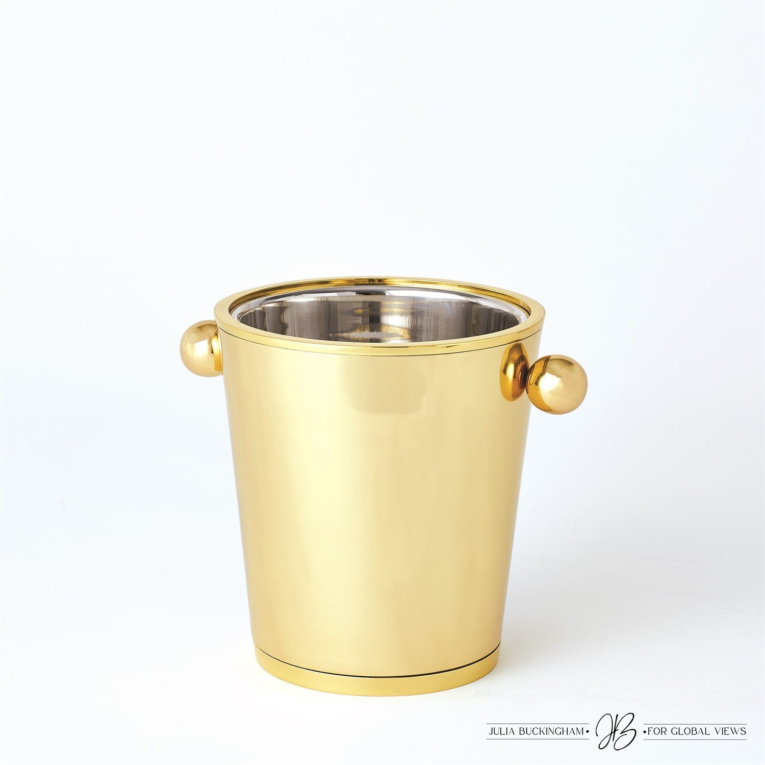 Margot Champagne Bucket-Global Views-GVSA-JB9.90133-DecorBrass-3-France and Son