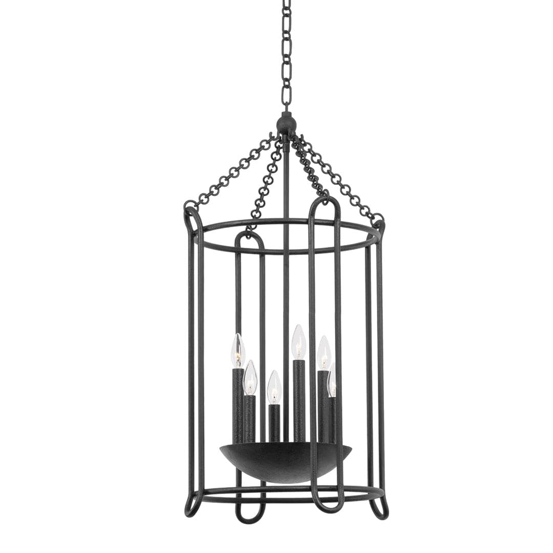 Lassen Lantern-Troy Lighting-TROY-F4619-BI-Outdoor Post LanternsBlack Iron-6 Light-3-France and Son