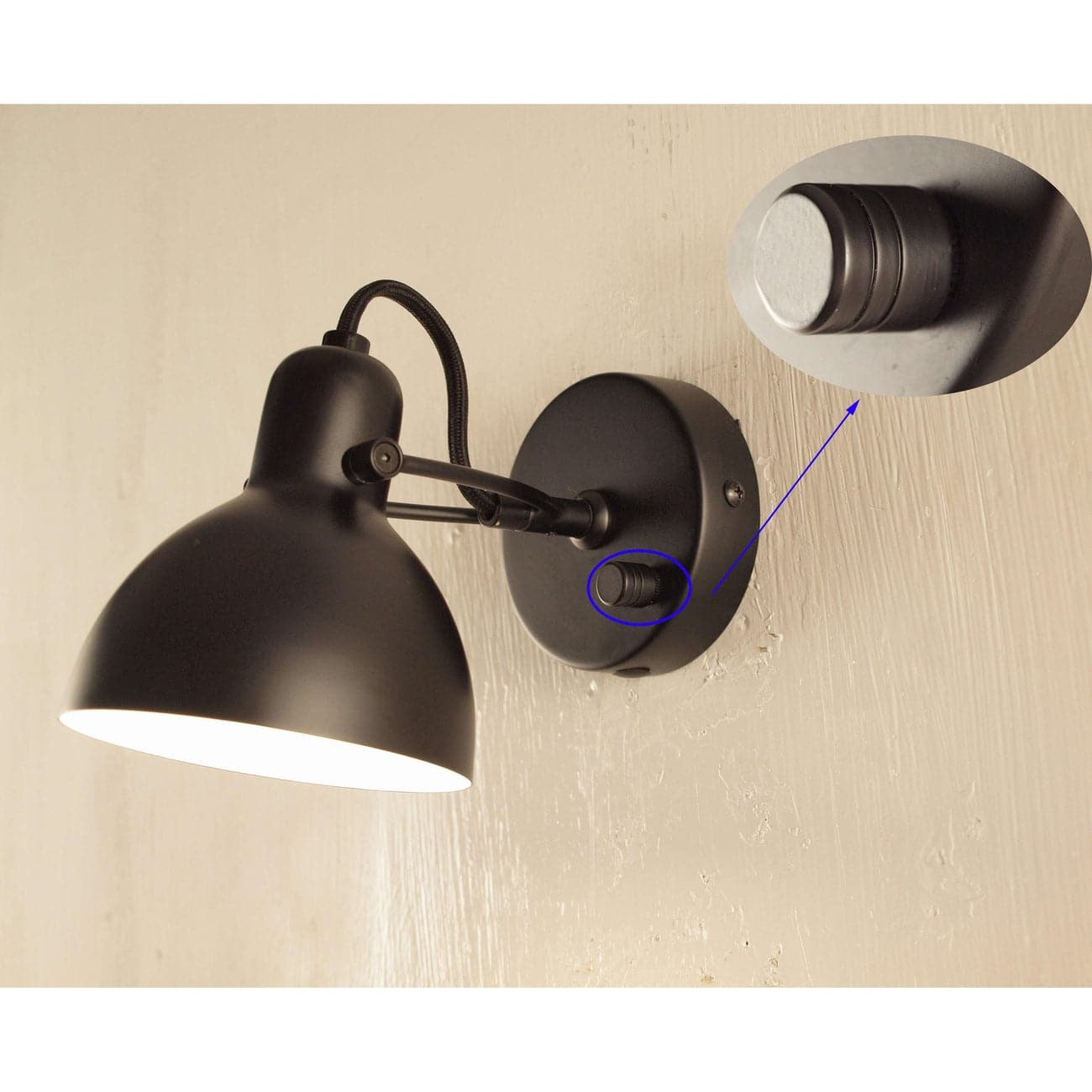 Laito Wall Lamp-Seed Design-SEED-SQ-793MWR-BK-Wall LightingBlack-3-France and Son