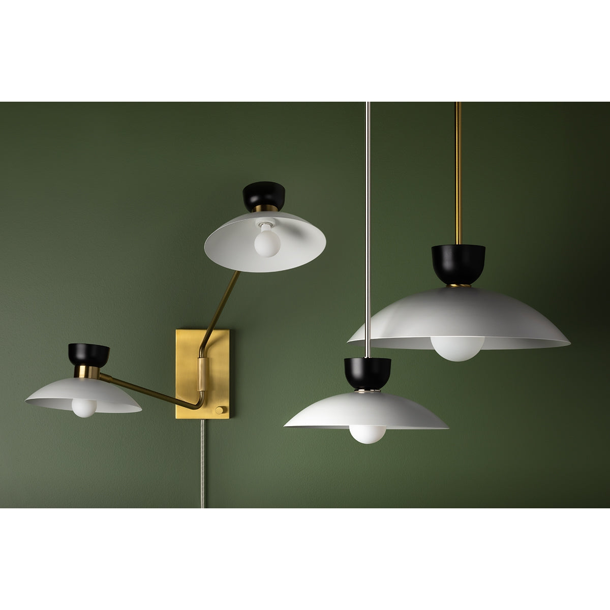 Whitley 1 Light Large Pendant-Mitzi-HVL-H481701L-AGB-PendantsAged Brass-2-France and Son