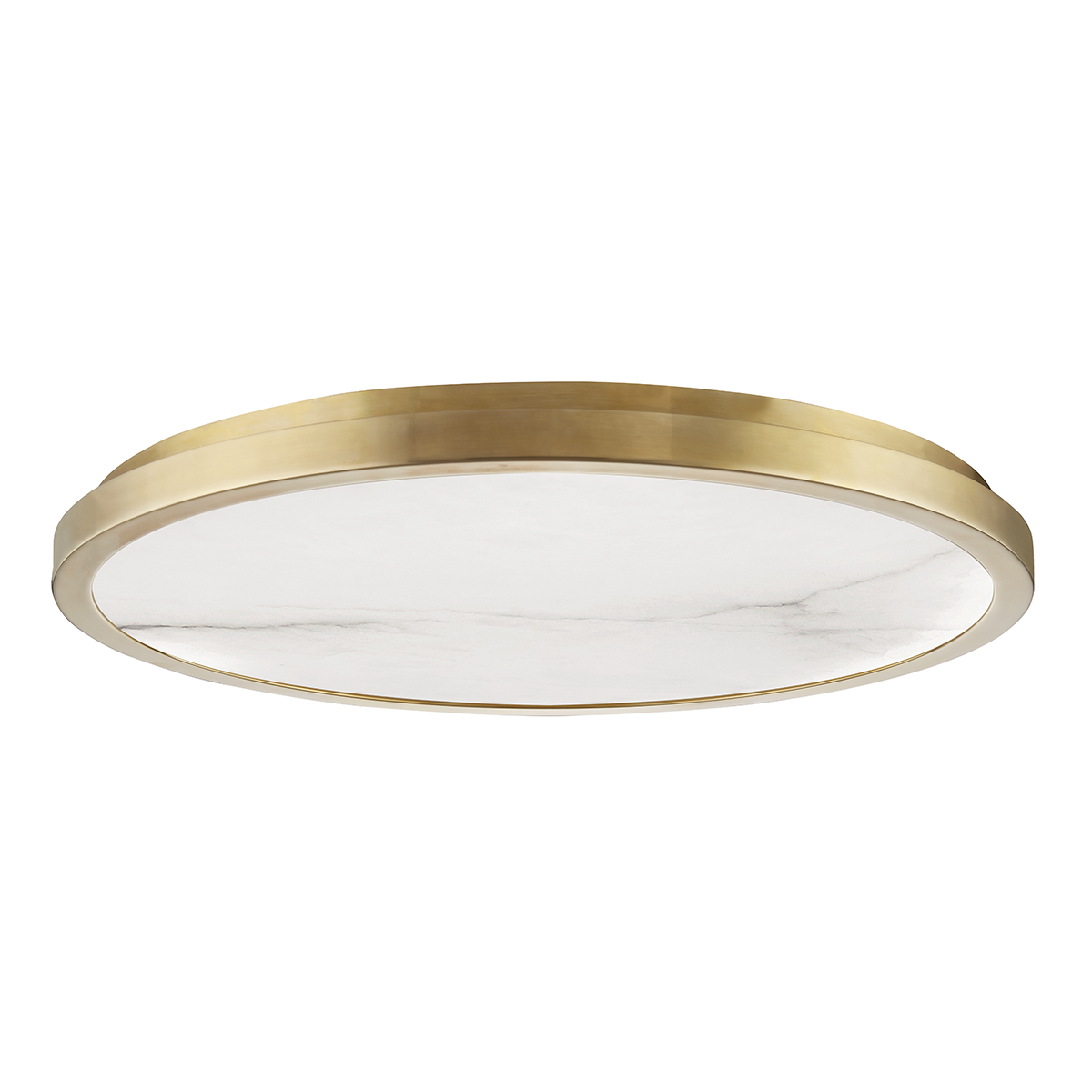 Woodhaven 24" Led Flush Mount-Hudson Valley-HVL-4324-AGB-Flush MountsAged Brass-1-France and Son