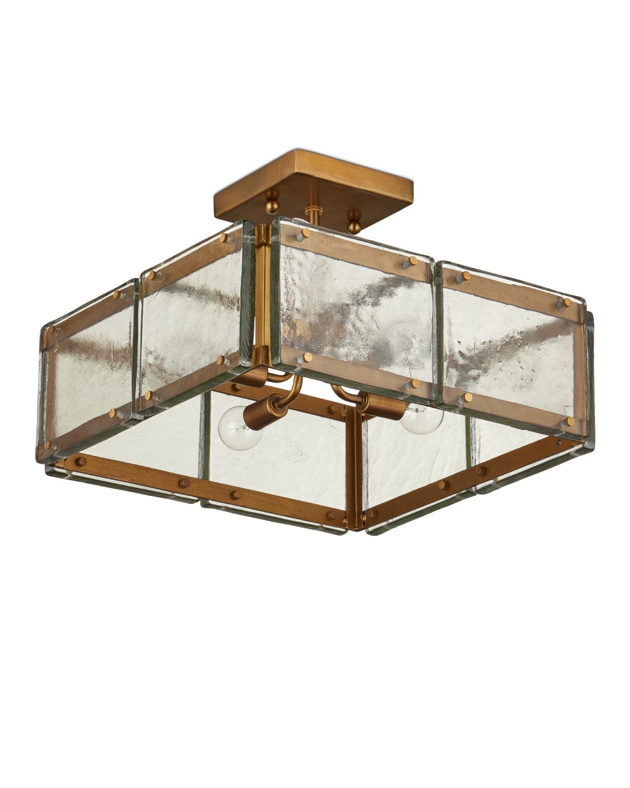 Countervail Square Semi-Flush Mount