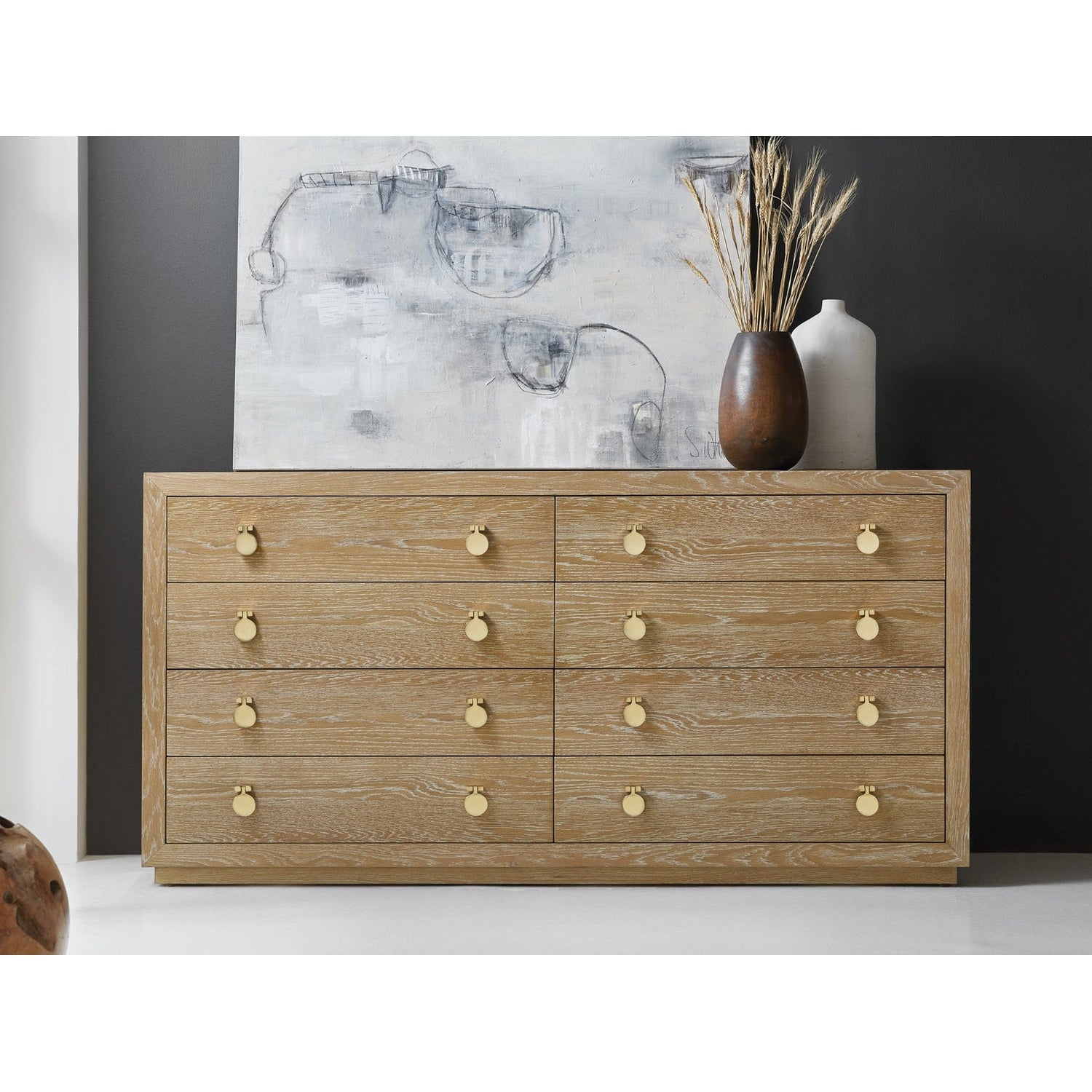 Mirage Dresser-Modern History-MODERN-MH1114F01-DressersOak Random Veneer-1-France and Son