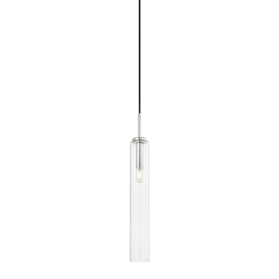 Nyah 1 Light Pendant- Small-Mitzi-HVL-H701701S-PN-PendantsPolished Nickel-2-France and Son