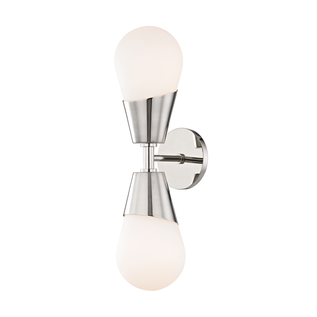 Cora 2 Light Wall Sconce-Mitzi-HVL-H101102-PN-Wall LightingPolished Nickel-2-France and Son