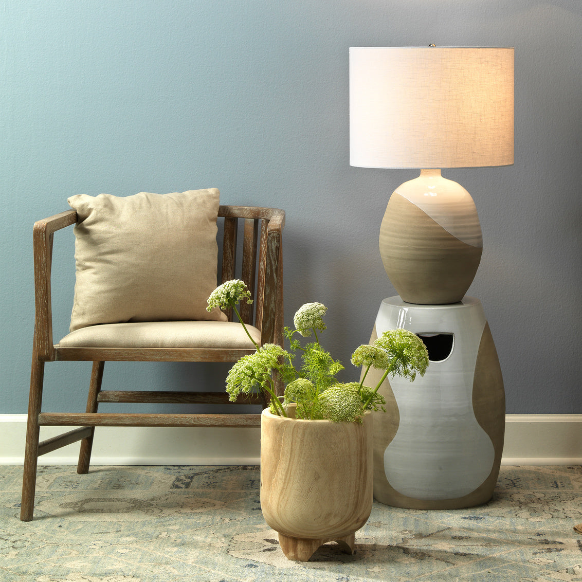 Hillside Table Lamp-Jamie Young-JAMIEYO-9HILLSIDEWH-Table Lamps-2-France and Son