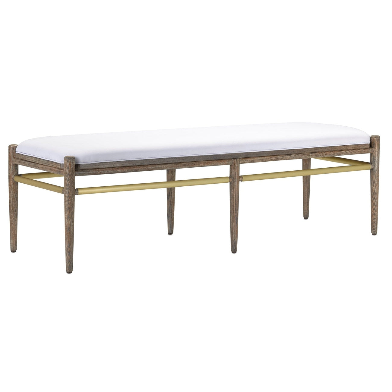 Visby Muslin Pepper Bench-Currey-CURY-7000-0301-Benches-1-France and Son